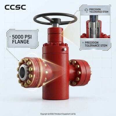 수압 가동 API 6A 압력 밀폐 게이트 밸브, 도장 철강 FLS 통 유도 10000psi 원격 우물 머리 제어