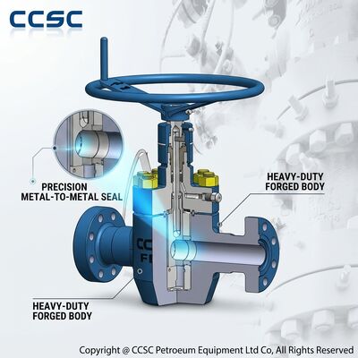 산성 서비스 API 6A 게이트 밸브 FF HH H2S 내성 단조강 압력 씰 보닛 5000psi 산성 가스 유정구